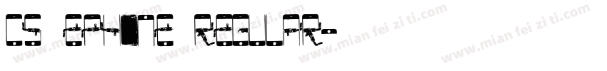 CS EPhone Regular字体转换